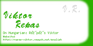 viktor repas business card